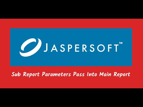 How to pass sub report parameters into main report in Jasper Soft Studio.
