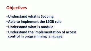 Scoping-Introduction 12th CS Chapter-3 Part-1