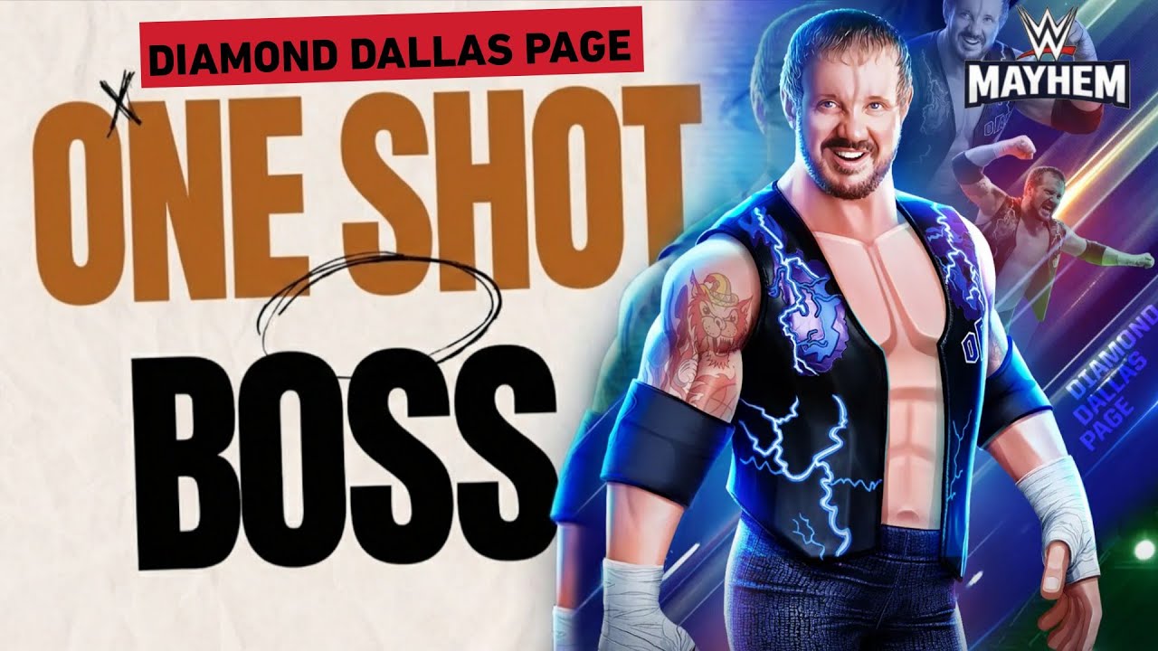 Diamond Dallas Page One Shot Boss WWE Mayhem