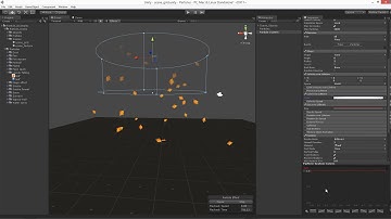 unity 3D particles falling1.2