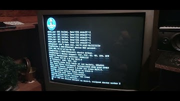 BlackRhino Linux booting on a PS2 Slim (SCPH-90001) from USB.