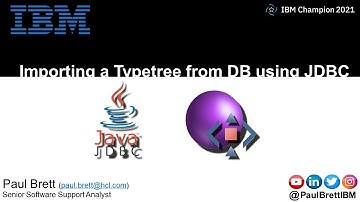 Importing a Typetree from a Database using JDBC