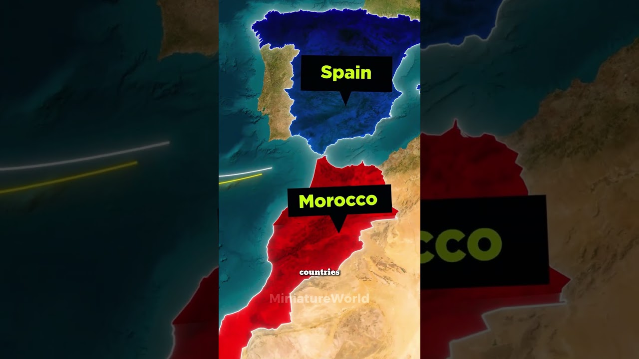 The shortest international border in the world lies between which countries? 