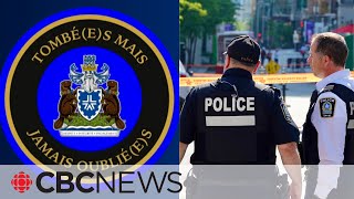 Why Montreal police are replacing the controversial thin blue line patch with their own