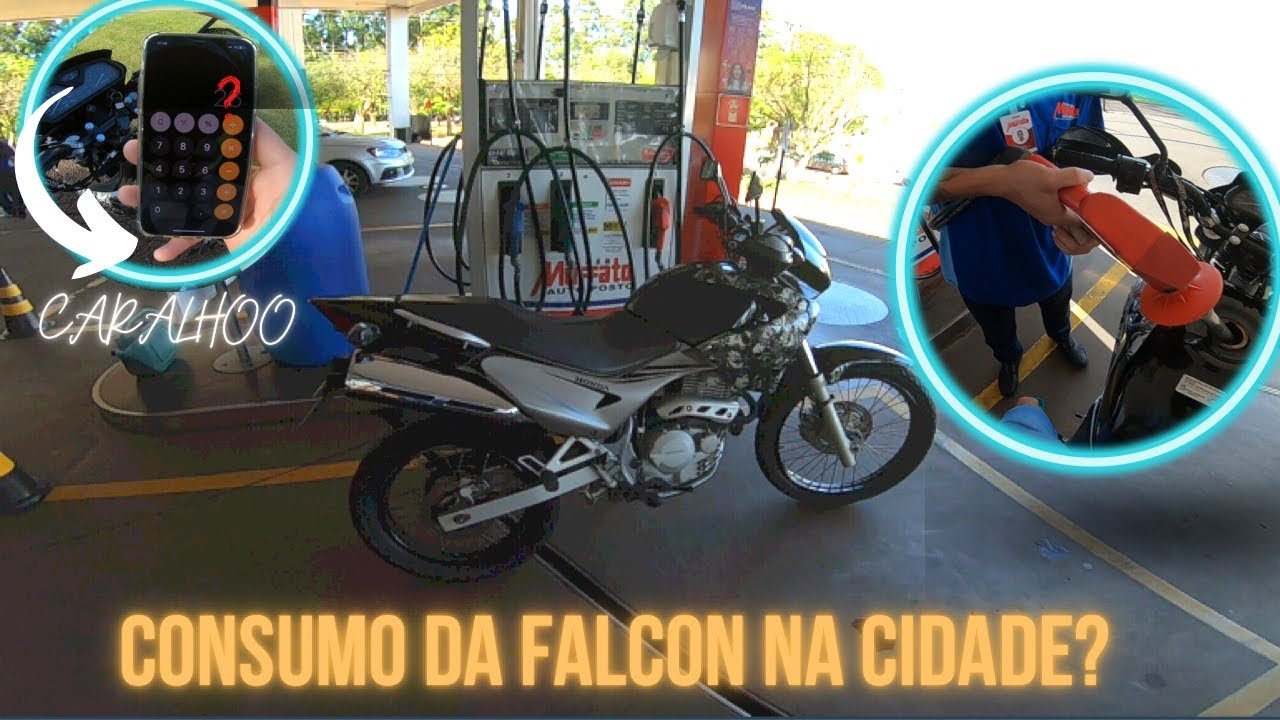 CONSUMO DA MINHA  NOVA FALCON - (NA CIDADE)