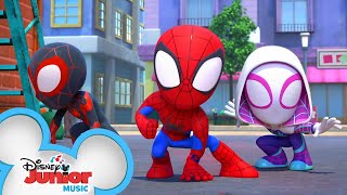 Time to Spidey Save the Day Music Video | Marvel's Spidey and His Amazing Friends | @disneyjunior