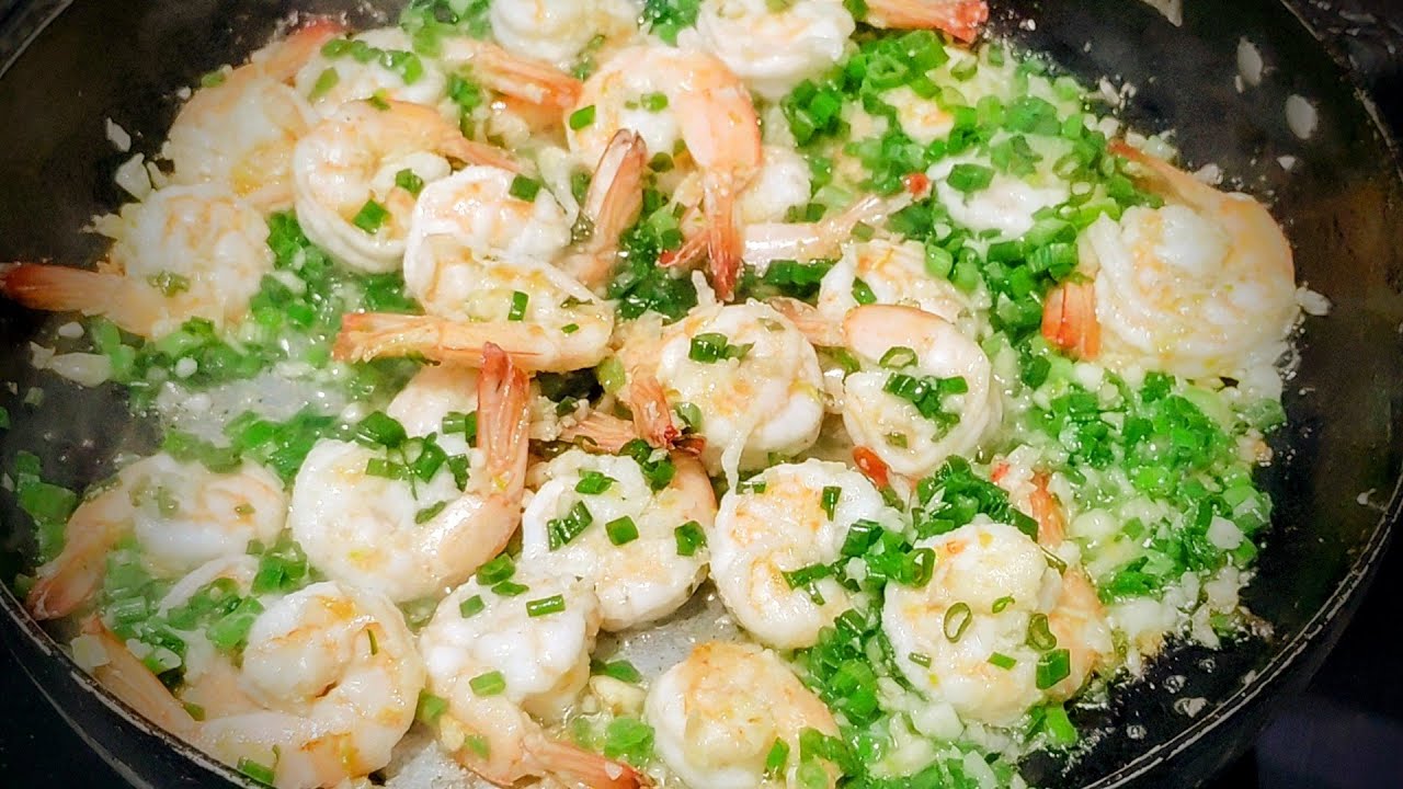 Butter Garlic Shrimps/Prawns How To Make Spicy Butter Garlic Prawns 