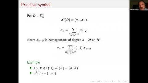 The Heisenberg calculus and cyclic cohomology.