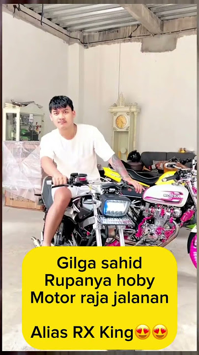 Wah mantab.. ! Rupanya mas Gilga hobi motor RX King😍😍 #shortvideo
