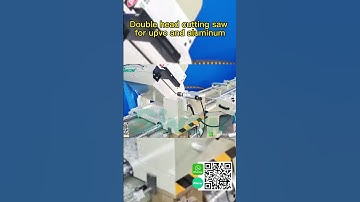 China factory double head cutting saw for upvc and aluminum