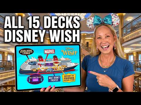 Thumbnail for Disney Wish Ship Tour | Everything On All 15 Decks