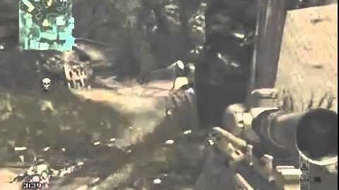MW3- double kill MSR quick scope