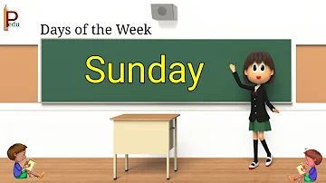 Days of the Week with Spellings || Sunday Monday ki spelling || Learn Days name for kids