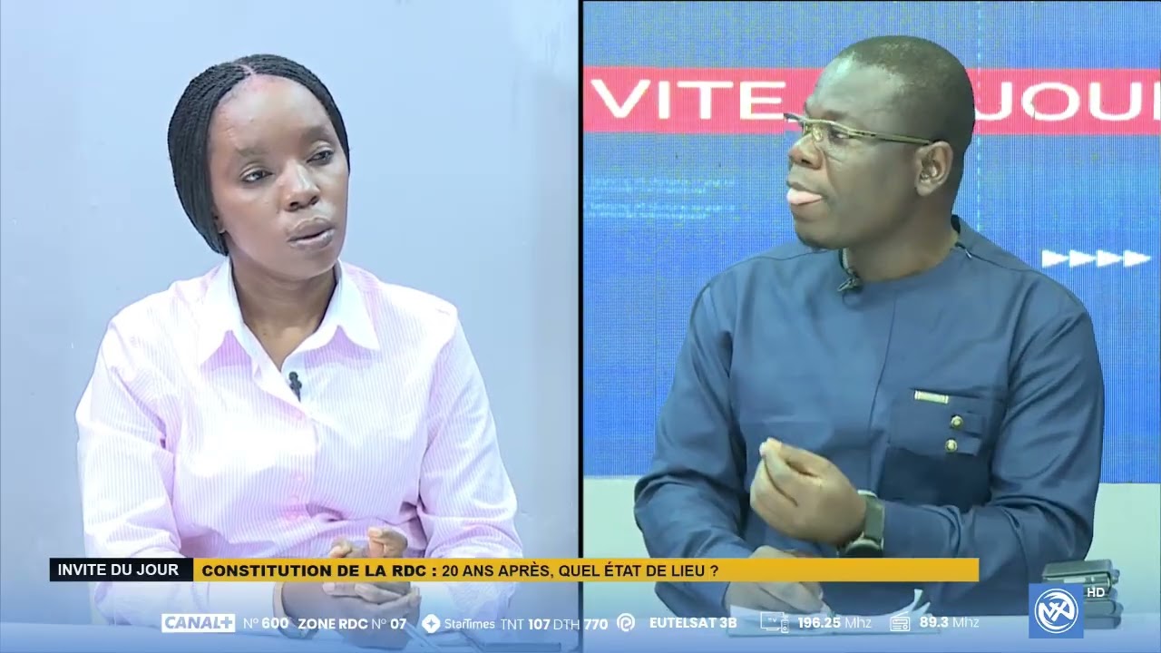 Invité du Jour  : Constitution de la RDC : 20 ans après , quel état de lieu ?