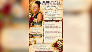 Retirement &amp; Thanksgiving Celebration for Principal Mrs.Magdalene Honore