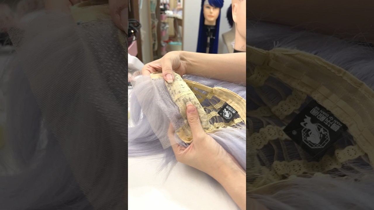 bet you didn’t you can transform an ordinary wig with lace front attachment! #phainon #hsr #cosplay