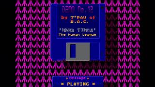 Atari ST, Sample Demo "Hard Times", played through printer port Soundbox!