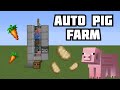 How to Make a Pig Farm (AUTO COOKER) Minecraft 1.15-1.16
