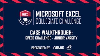 MECC Case Explorer 2026 - Speed Challenge Junior Varsity Walkthrough by Diarmuid Early