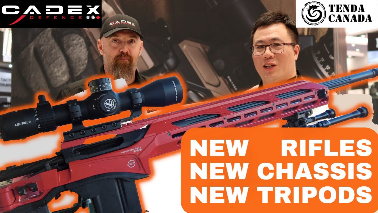 NEW! CADEX Rifles, Chassis, Tripods and more! at the SHOTSHOW 2023 