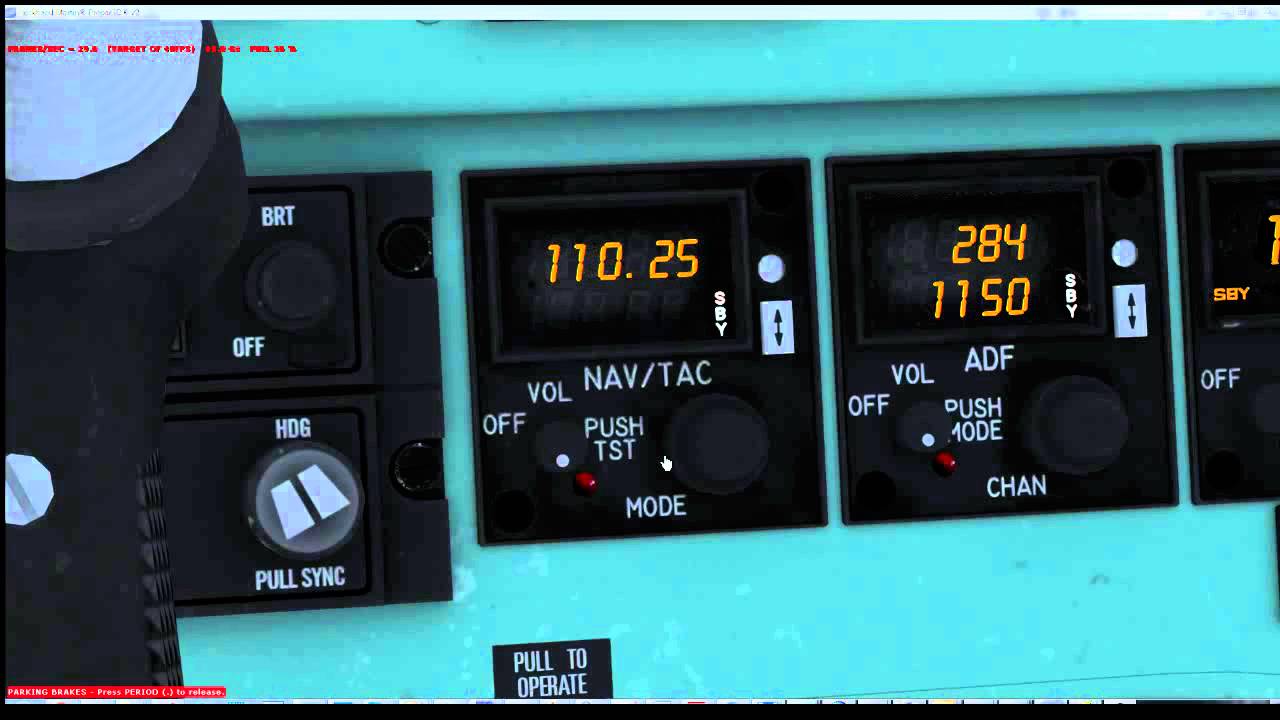 PC-9A VOR/DME/TACAN Radio Use. - YouTube