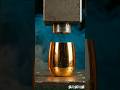 Hydraulic press vs Golden Glass #blender3d #blender #asmr #hydraulicpress