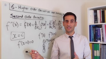 6.2-6.3 - Second order derivative and stationary points + an example