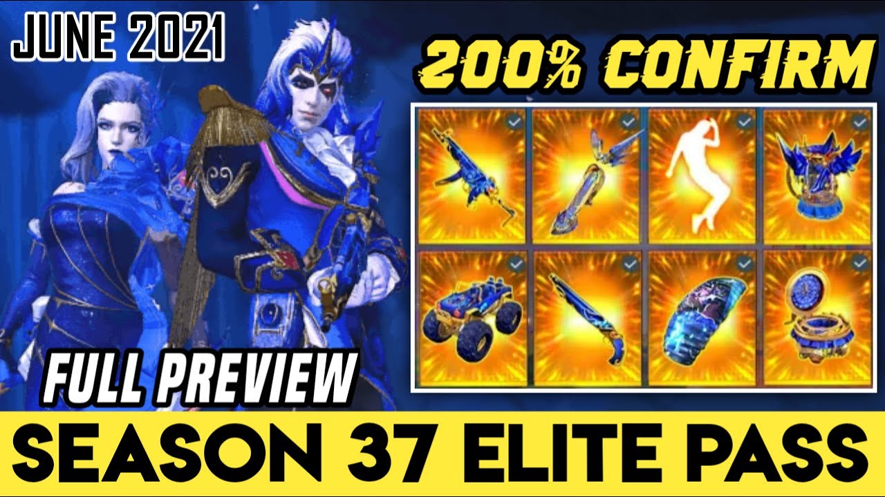 JUNE ELITE PASS FREE FIRE 2021 | SEASON 37 ELITE PASS FREE FIRE | FULL PREVIEW IN THIS VIDEO