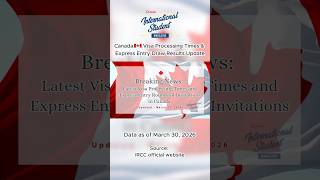 2026/03/30 Canada Visa Processing Times & Express Entry Draw Results Update