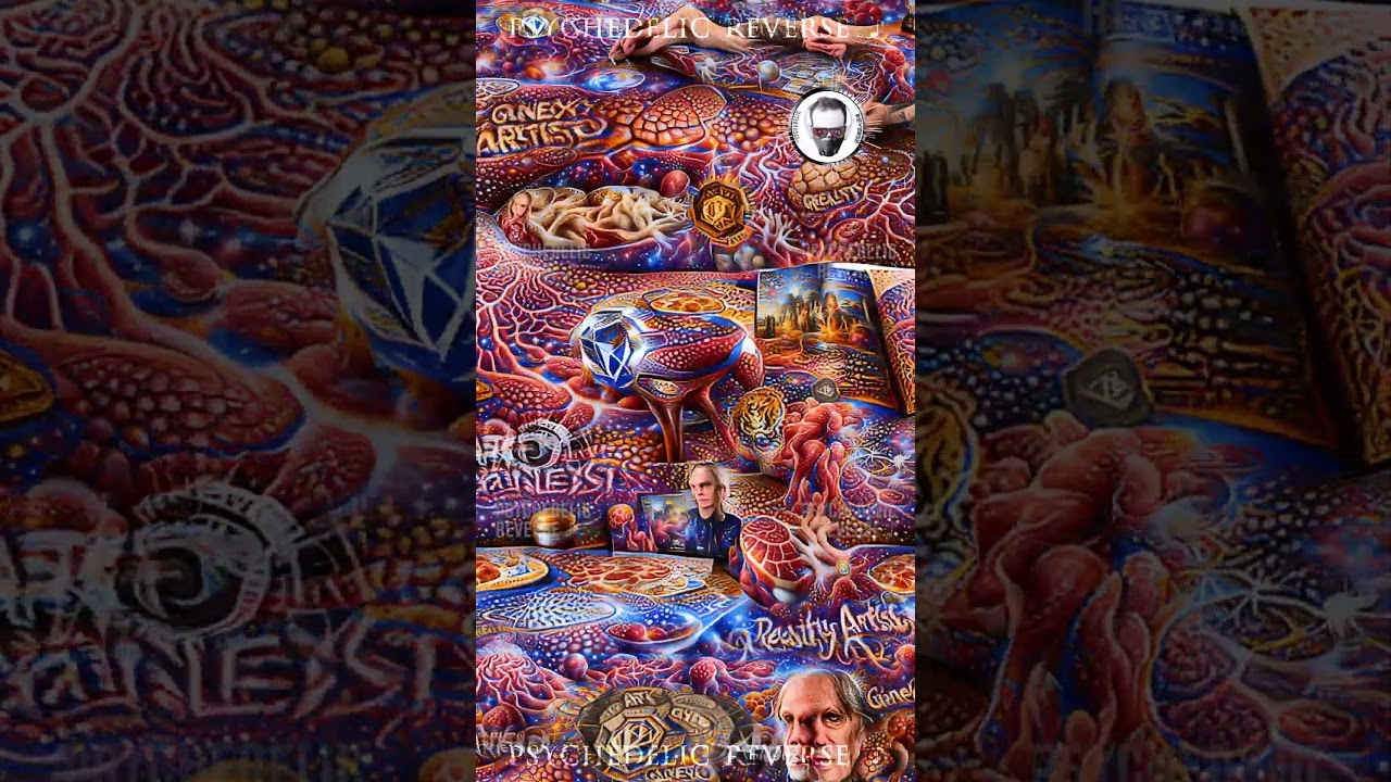 Magic Mushroom - Psychedelic Visuals [TRIPPY WARNING] (4K) @PsychedelicReverse 