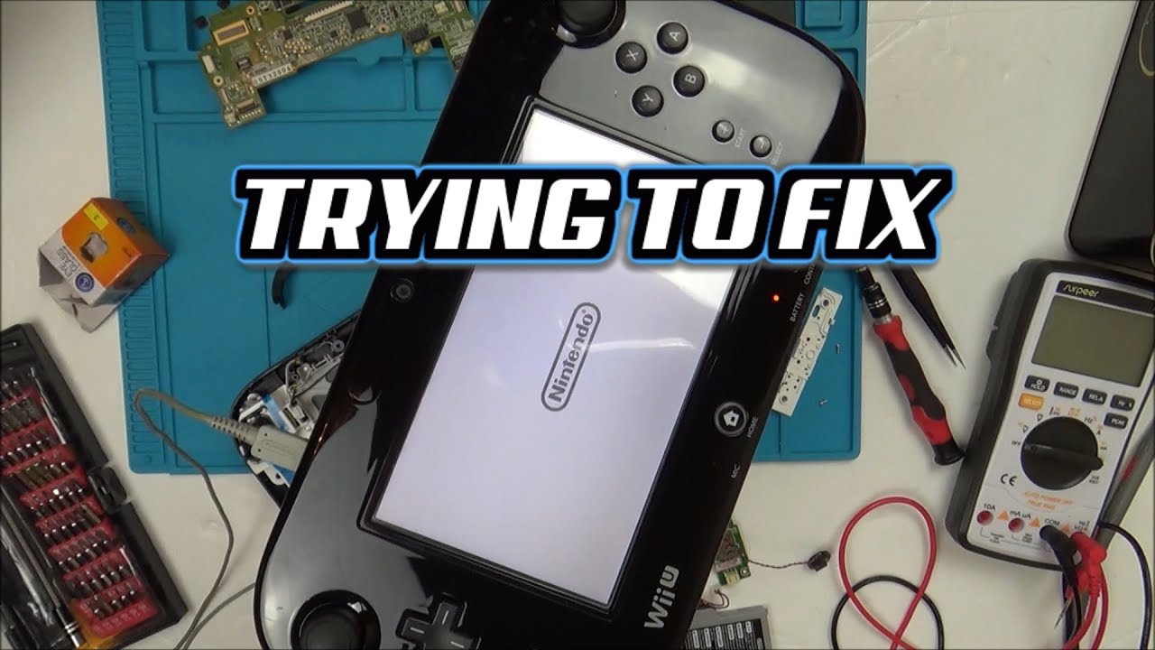 Trying To Fix Nintendo Wii U Gamepad No Power Charge Youtube