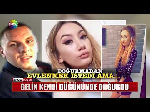 Gelin kendi düğününde doğurdu