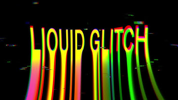 Liquid RGB Glitch Text Animation | After Effects - Template - Project File