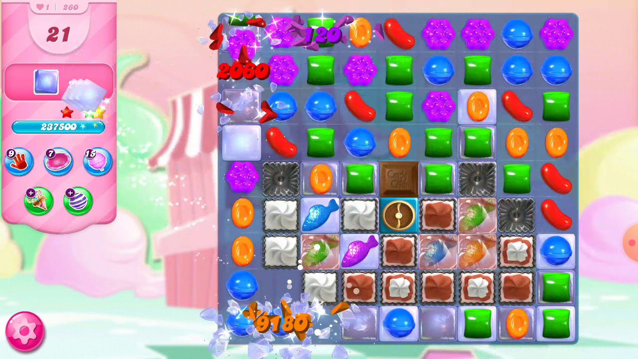 Candy Crush Saga niveau 260 - YouTube