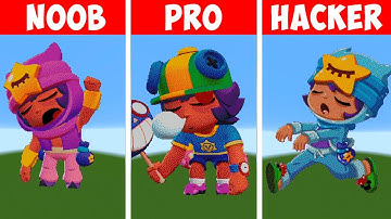 MINECRAFT NOOB vs PRO vs HACKER Minecraft Pixel art: Sandy Brawl Stars / Animation