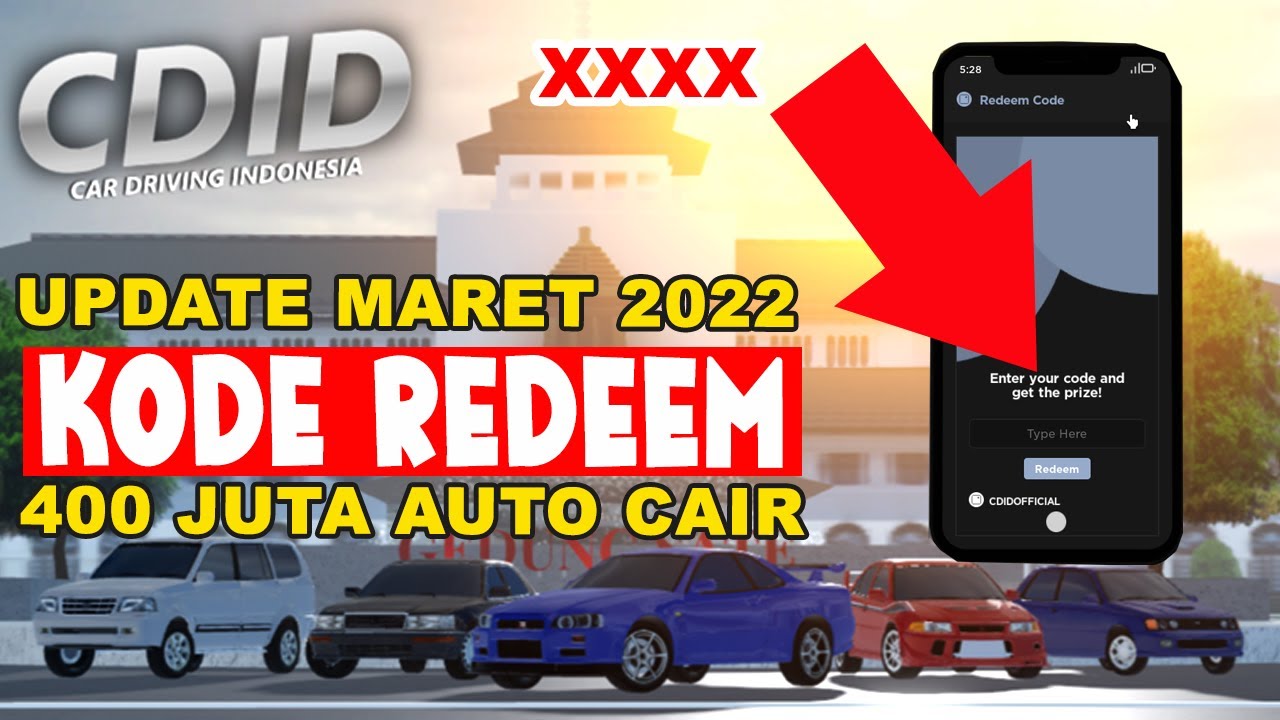 Update Cdid Kode Redeem Paling Terbaru 2022 Car Driving Indonesia