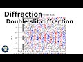 Diffraction, Double slit diffraction