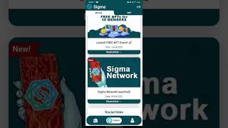 Sigma network mining | Referral code: Shanmugamspn | get free 0.5/h | link in description | 💯 proof screenshot 5