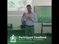Sunshine Tea-genuine feedback from participants of our Excel Skill Development Program!