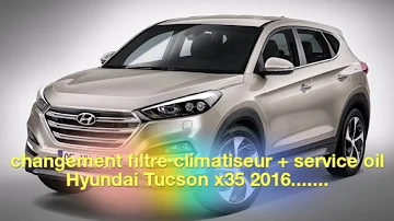 Où se trouve filtre habitacle Hyundai Tucson ?