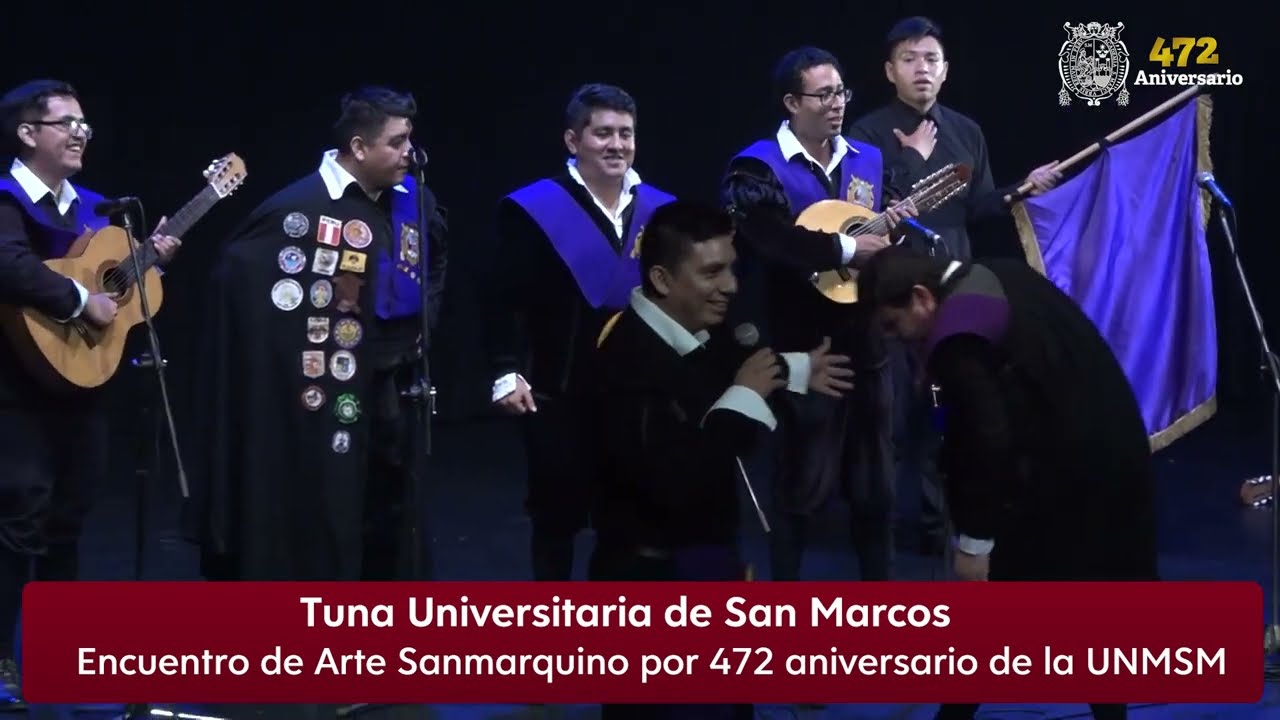 🔴#472AniversarioUNMSM 07/05/23 Encuentro de Arte Sanmarquino: Presentación Tuna de San Marcos