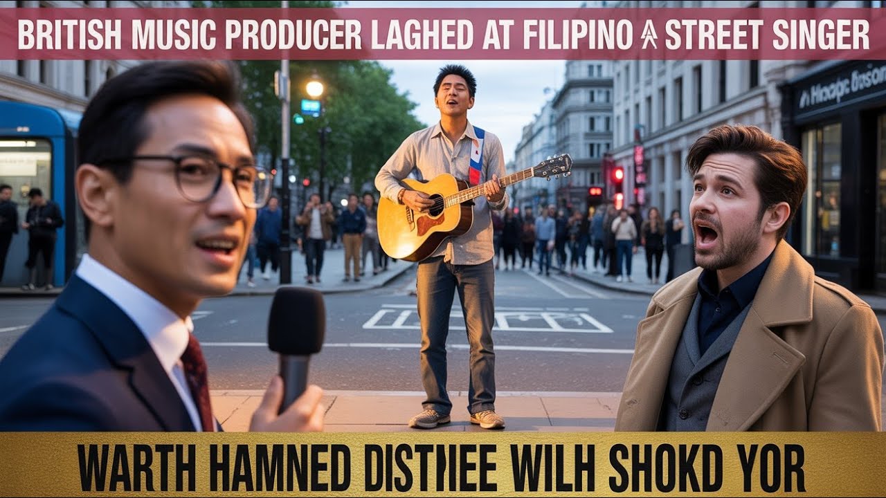 British Music Producer Laughed at Filipino 🇵🇭 Street Singer — What Happened Next Shocked Everyone