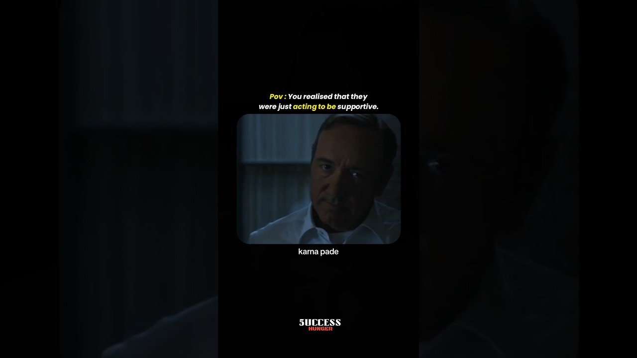 You realised their reality 🎭❤‍🔥 | Kevin Spacey | The House of Cards | 