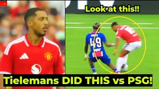 Youri Tielemans Crazy Skills on DEBUT SHOCKS Carrick in Man United vs PSG, LOOK AT THIS...