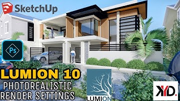 LUMION TUTORIALS #1 ❘ PHOTOREALISTIC EXTERIOR RENDER SETTINGS IN LUMION