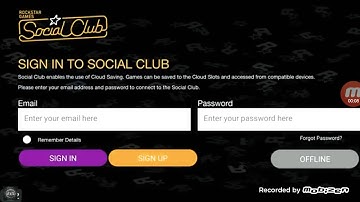 How to sign up in GTA SAN ANDREAS