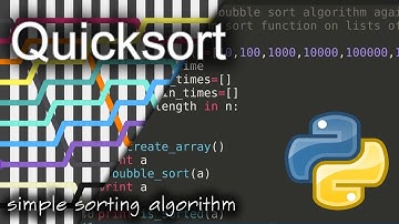 Quicksort: Background & Python Code