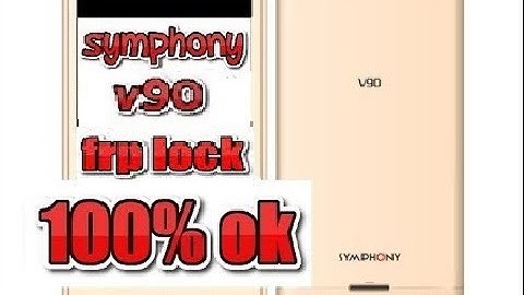symphony V90 Frp lock remove