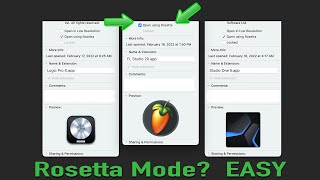 How To Put Your Daw In Rosetta Mode| Mac M1