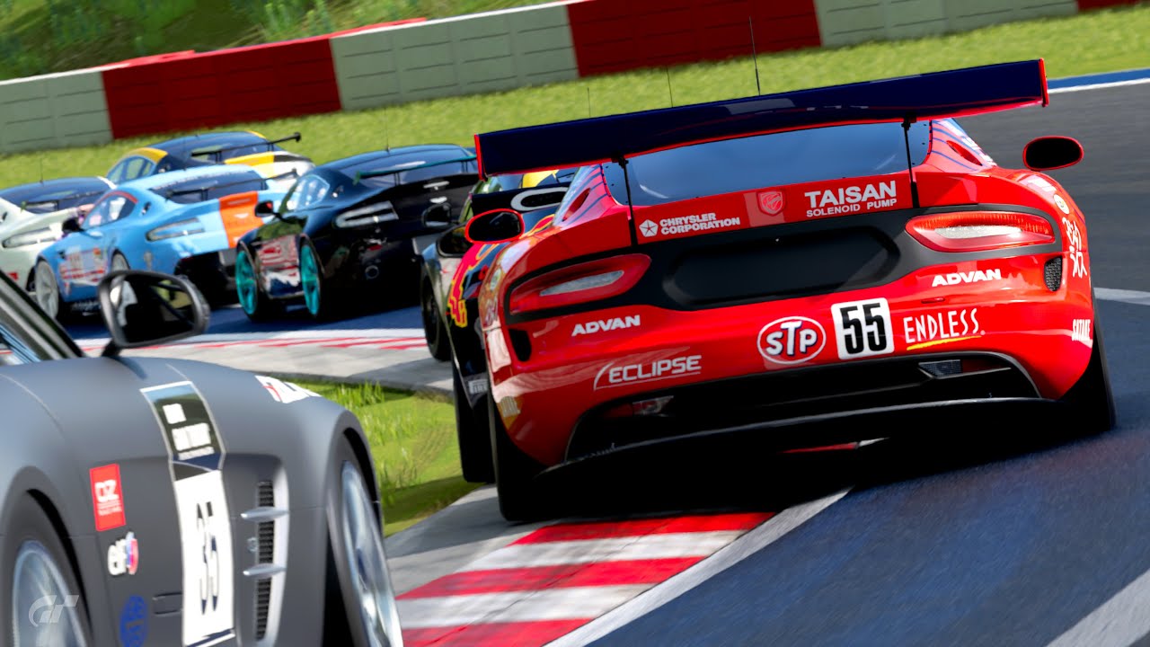 Can the Dodge Viper Gr.4 go through the close field like a real snake? (Gran Turismo 7)